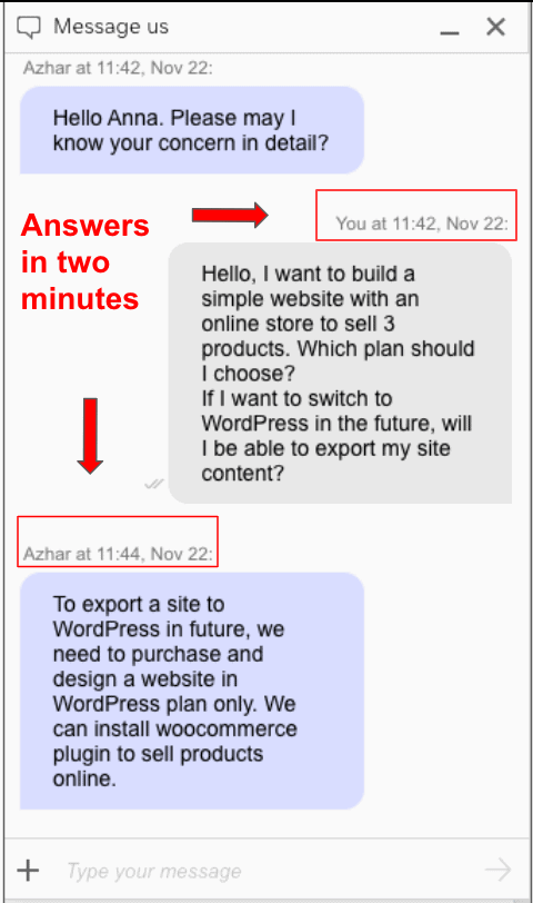 GoDaddy support live chat popup