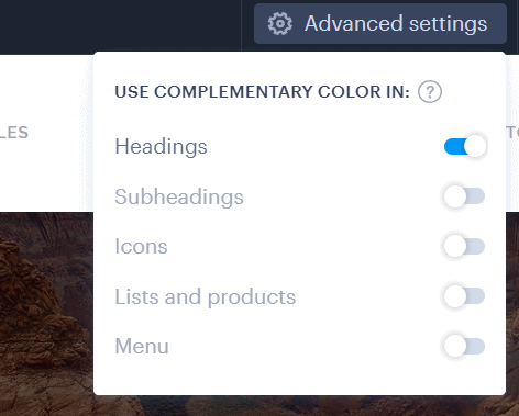 Webnode editor