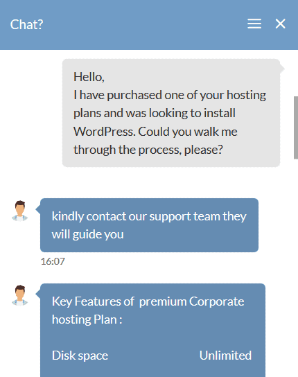 Hosting Raja - customer support