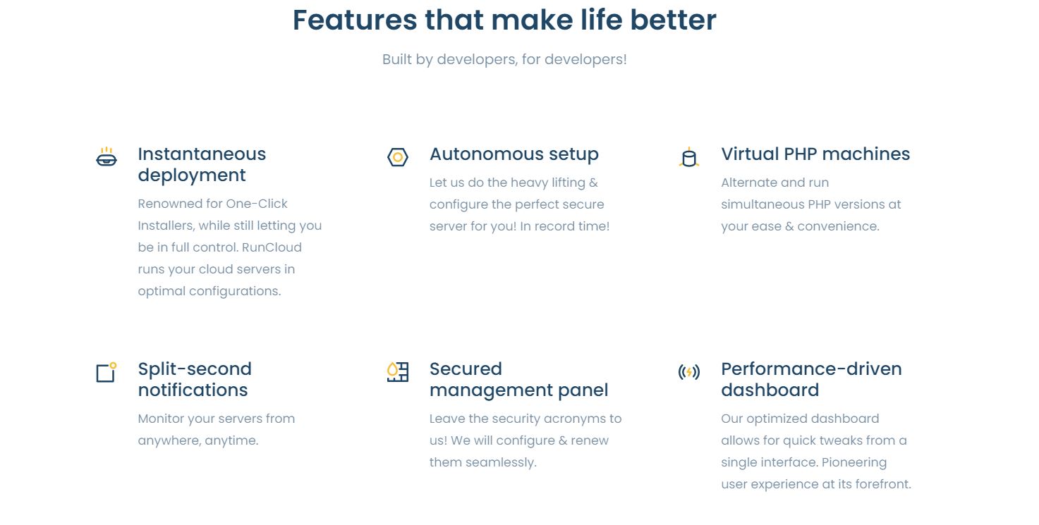 runcloud features