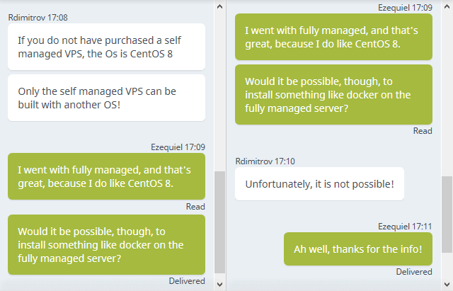 ScalaHosting live support chat
