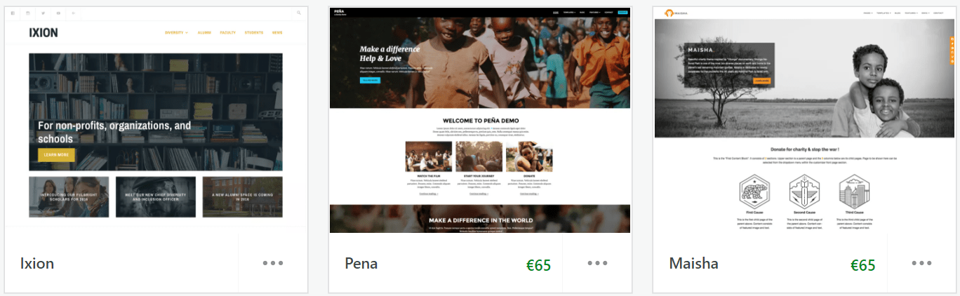 WordPress nonprofit themes