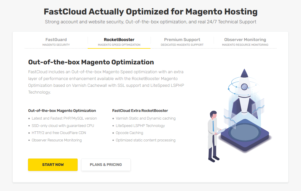 FastComet cloud hosting for Magento