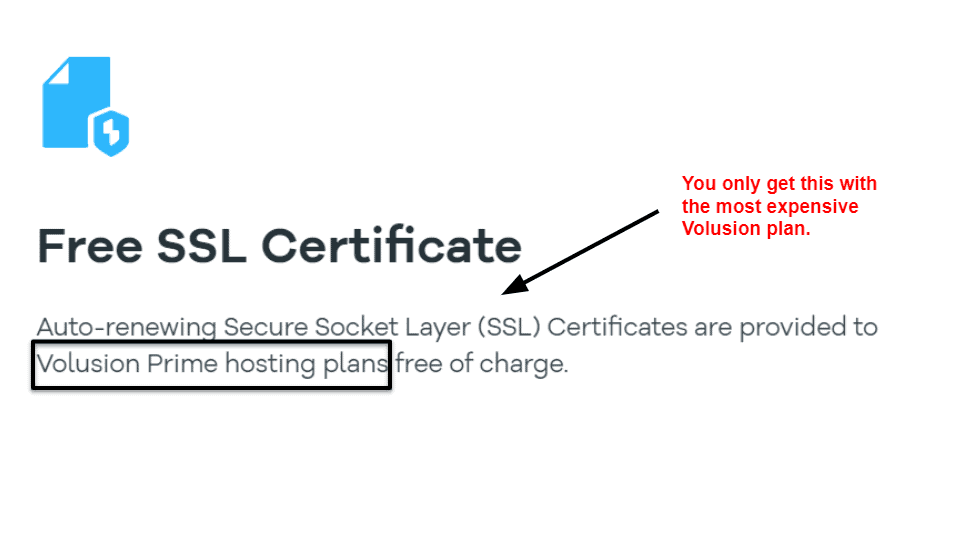 Volusion ssl certificate