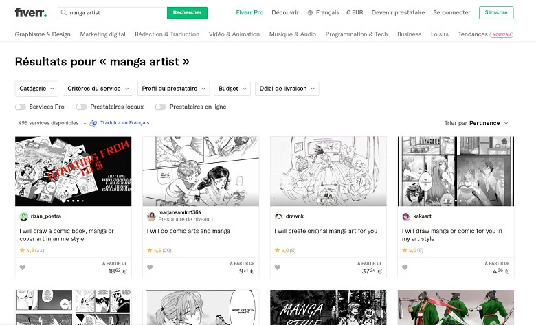manga artist