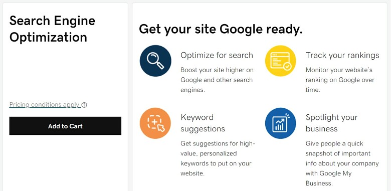 GoDaddy SEO Tools