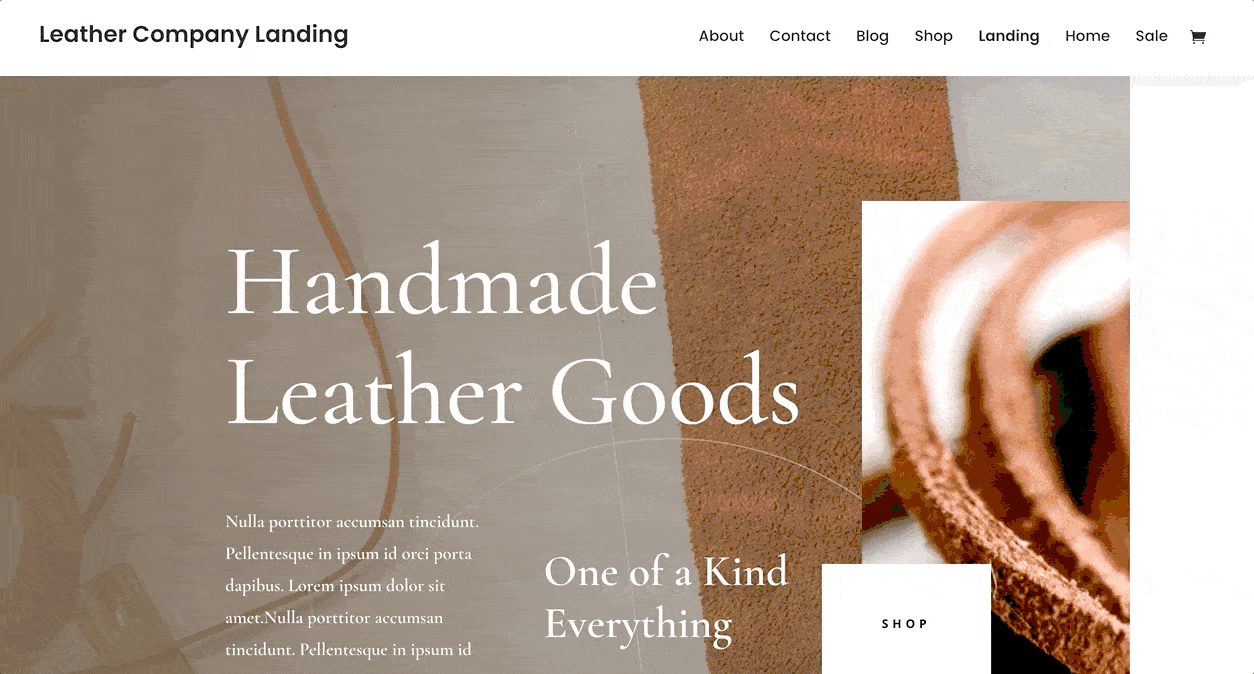 Elegant Themes - Leather Company