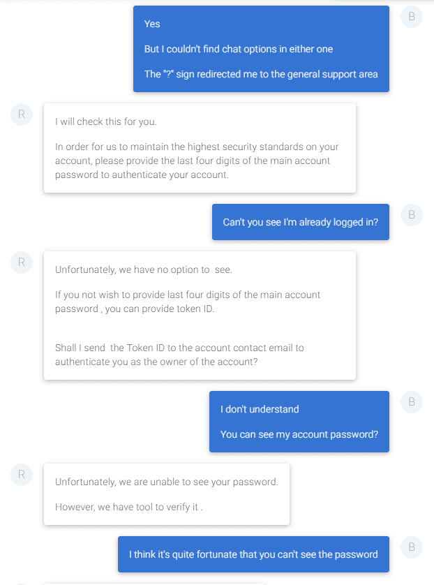 Bluehost support - live chat 1
