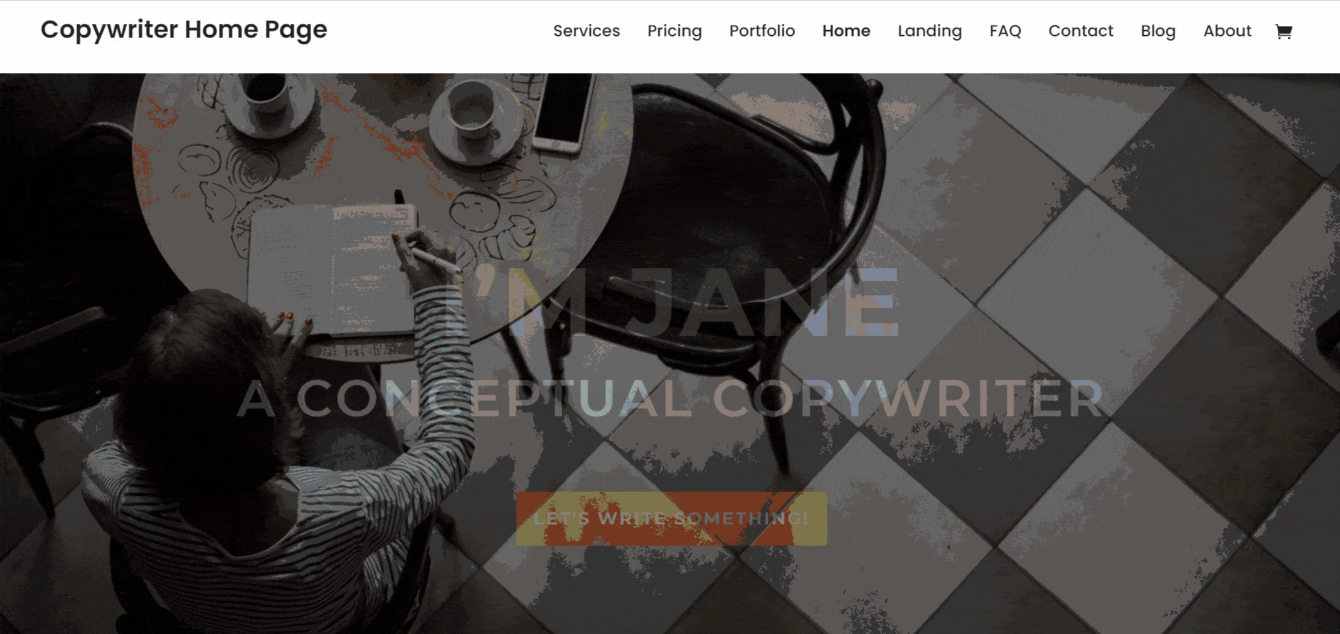 Copywriter layout pack wordpress theme