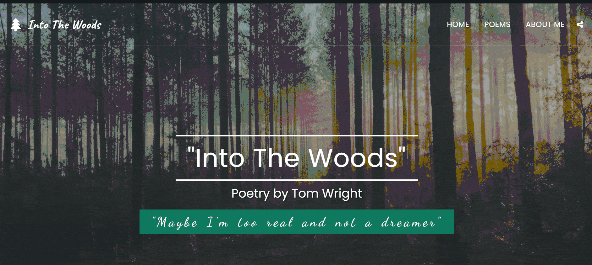 Into the Woods SITE123 template