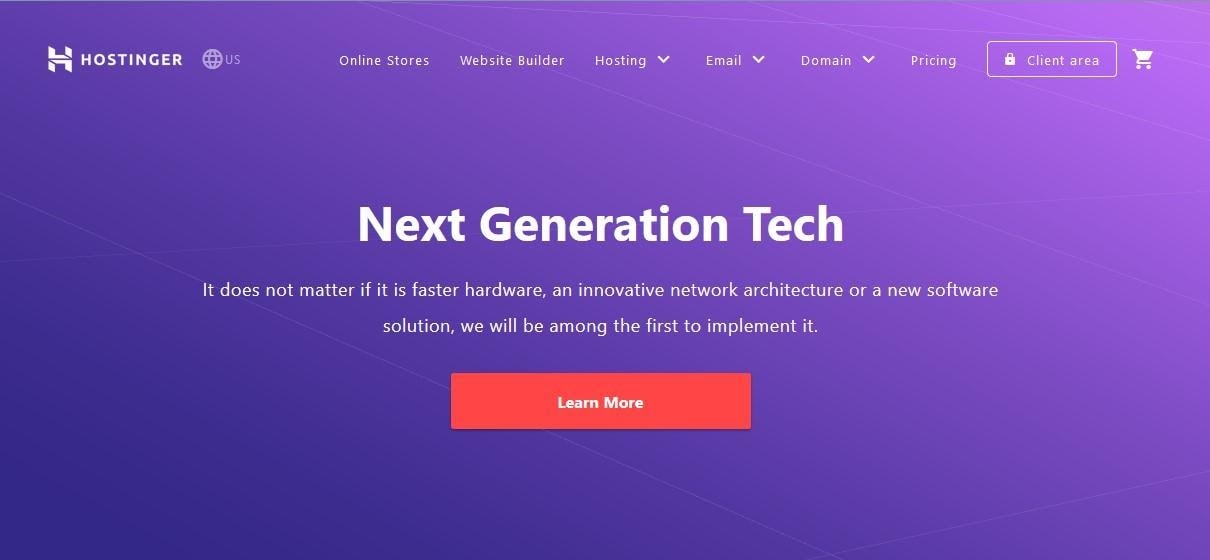 Hostinger - low-cost shared hosting