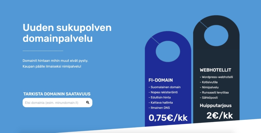 Finnish Hosting Comparison Page