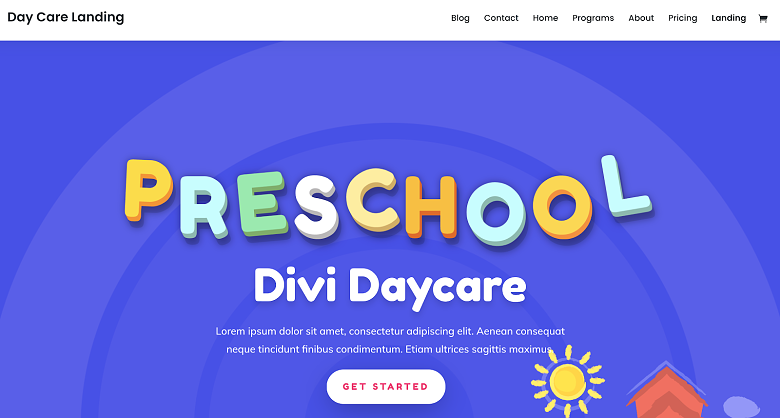 Elegant ThemesWordpress theme for daycares