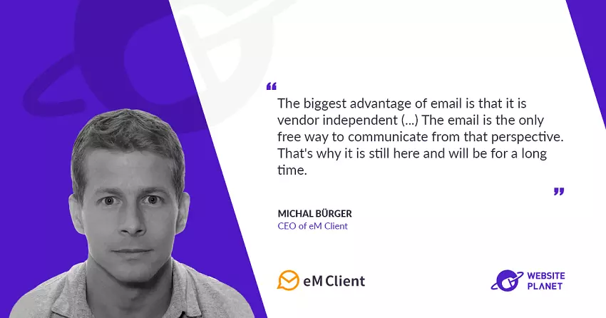 Integrations and communications using the good old email with eM Client