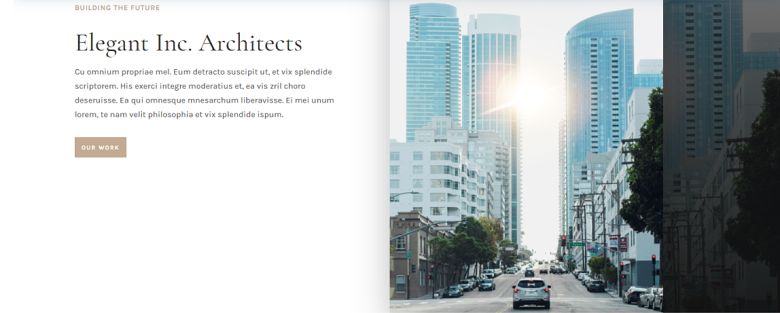 WordPress Architecture Firm Theme Homepage