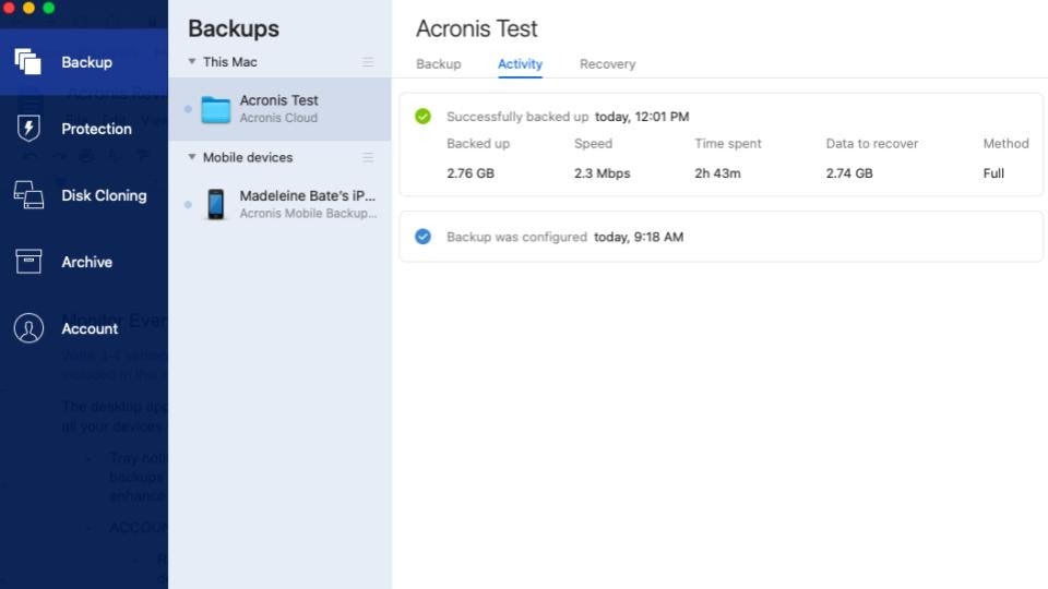 acronis backup for mac review