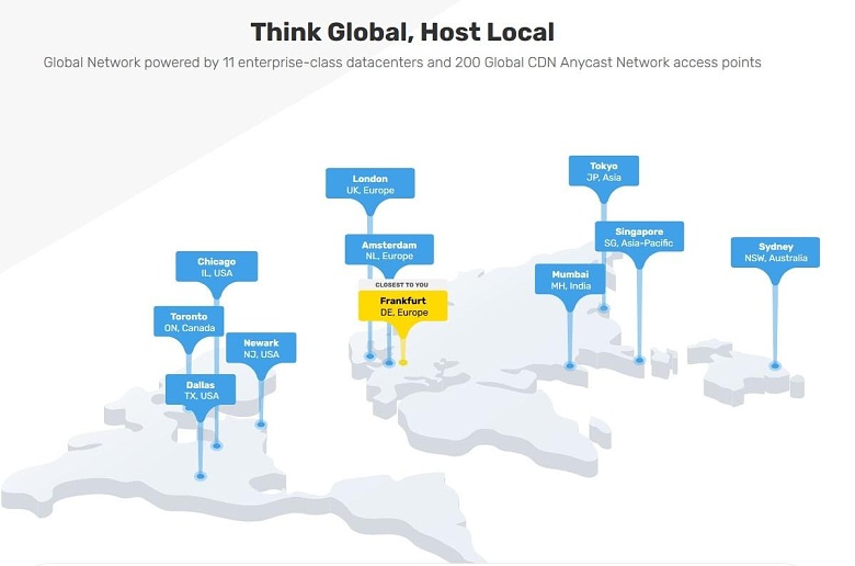 FastComet data centers