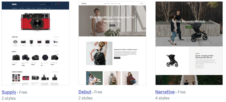 Shopify Free Themes