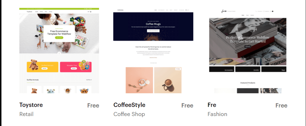 Webflow Free Templates