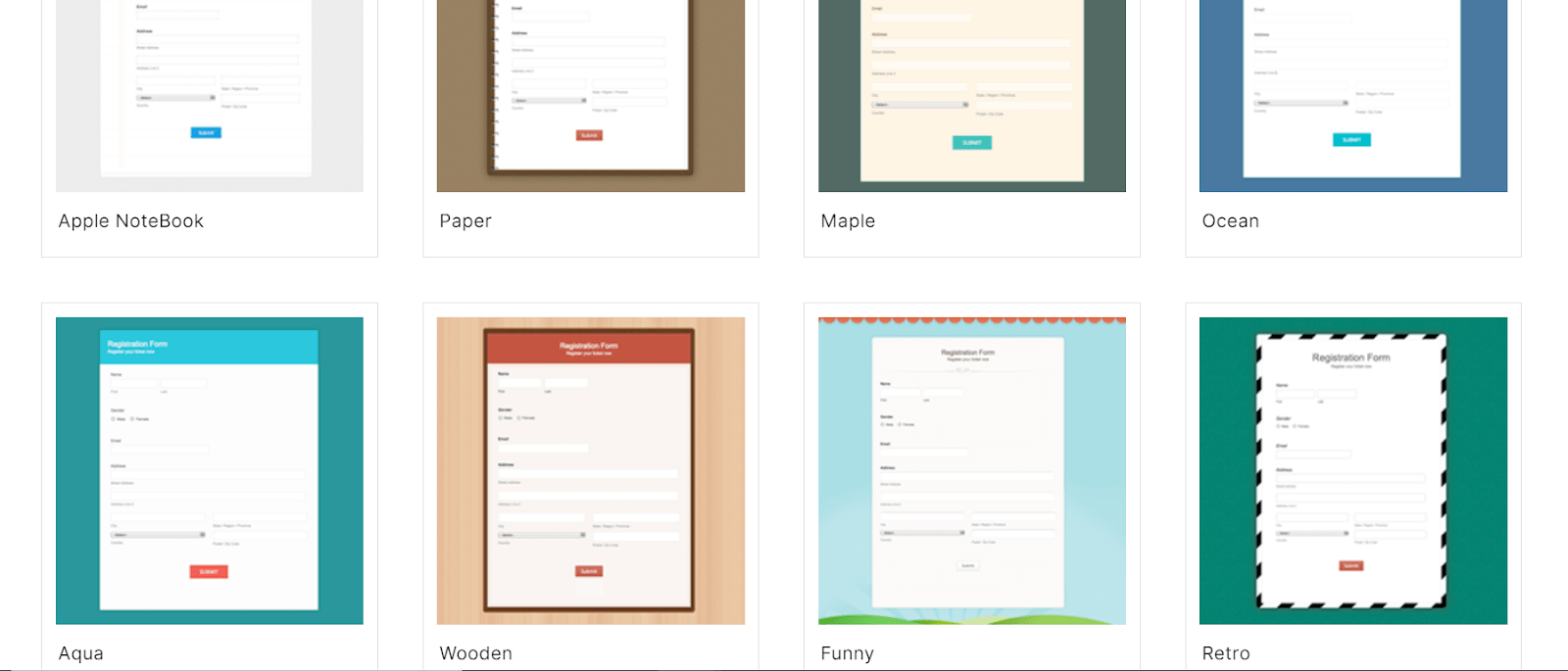 Zoho Canvas Templates