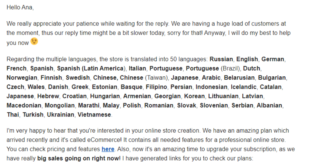 Zyro Email Support