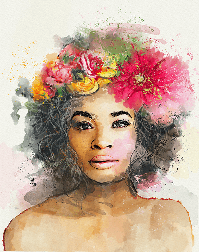 Fiverr watercolor illustration – Hesh360