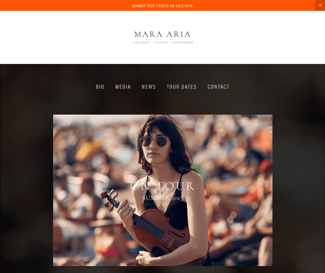 Squarespace Band Template