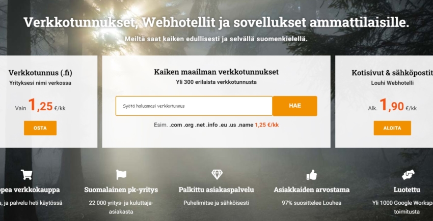 Finnish Hosting Comparison Page