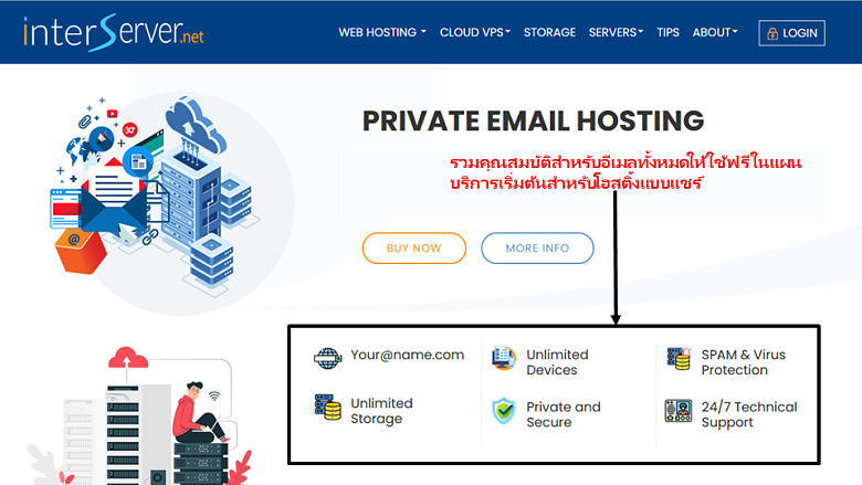 InterServer - email hosting