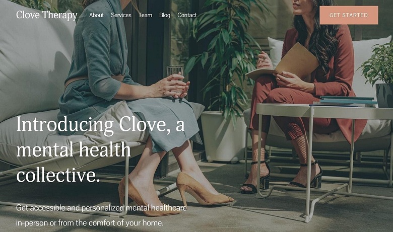 Squarespace Clove template