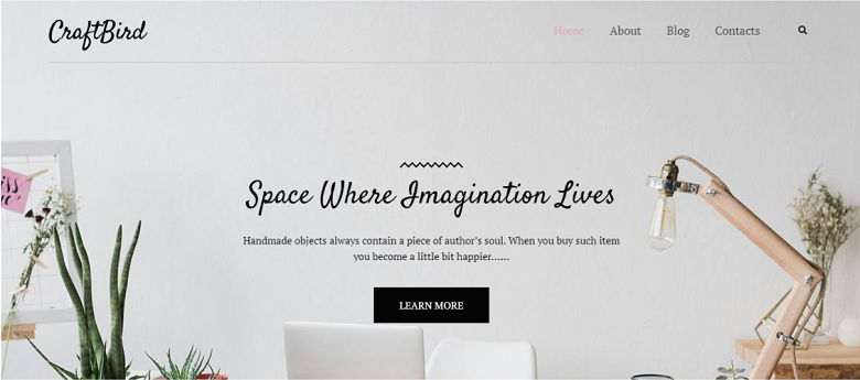 WordPress CraftBird Homepage