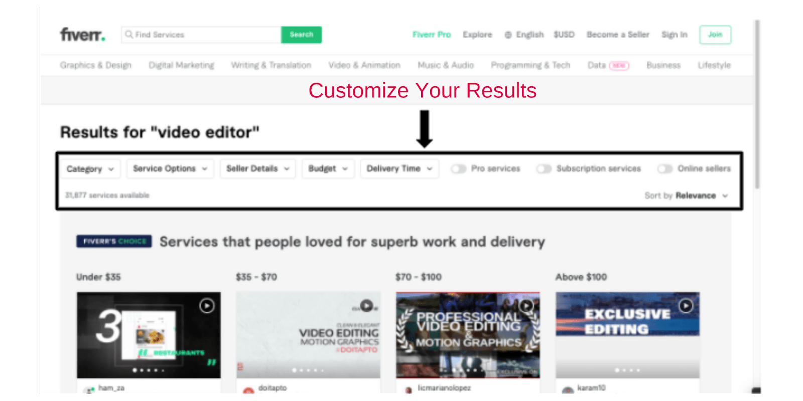 Fobest-results-customize-your-search