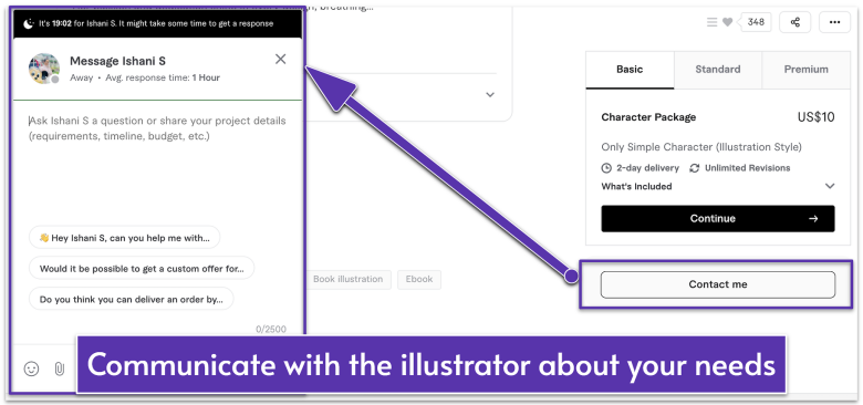 Fiverr search results