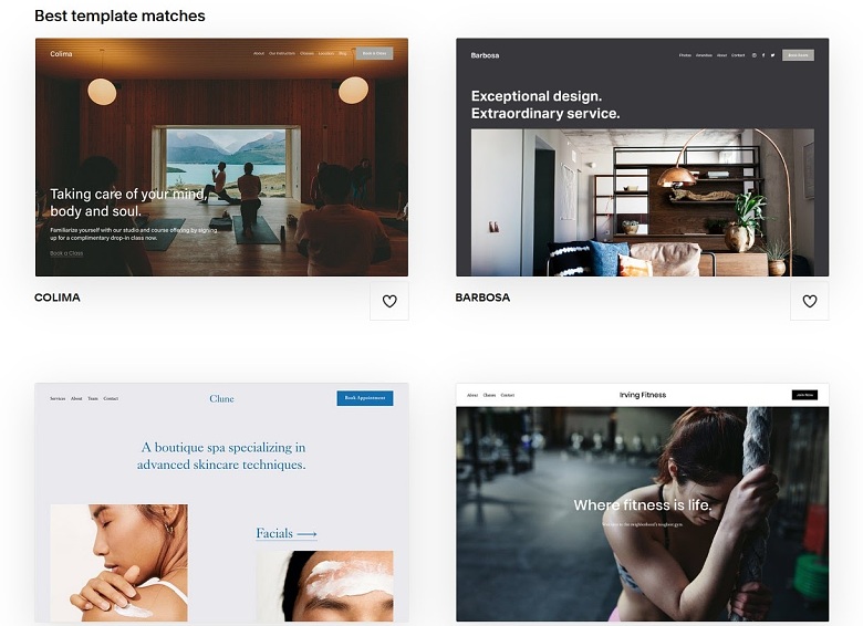 Squarespace business templates