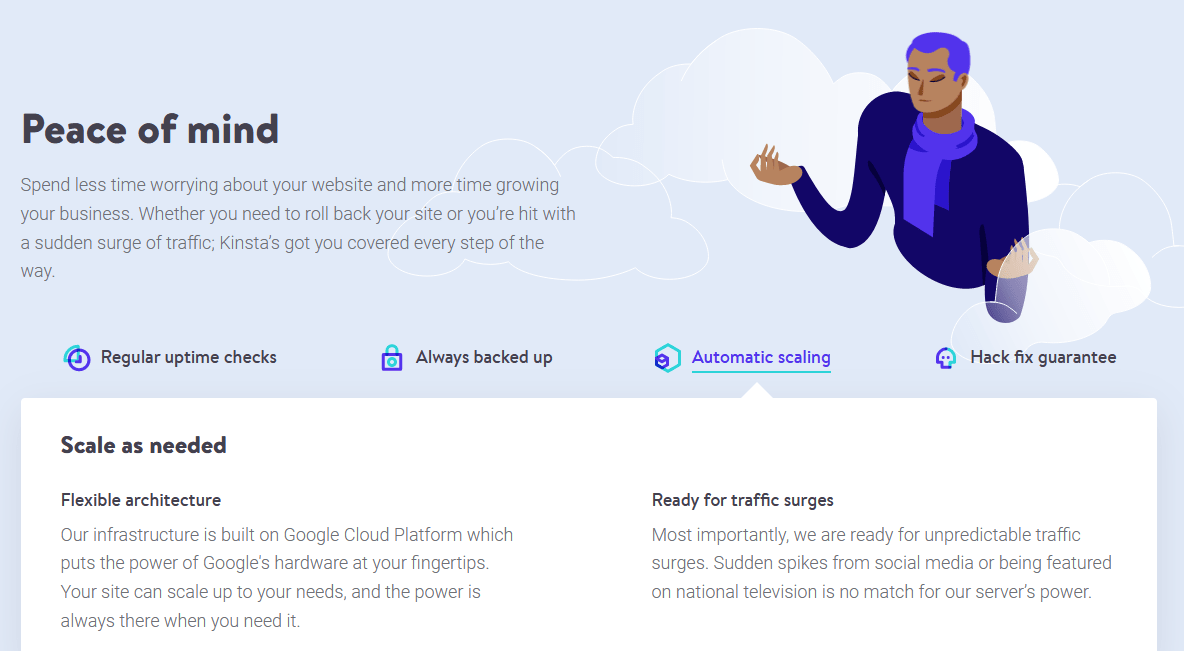 Kinsta - fully managed hosting