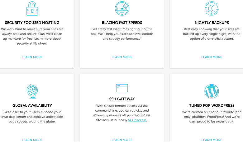 various-features-of-flywheel's-wordpress-hosting-platform