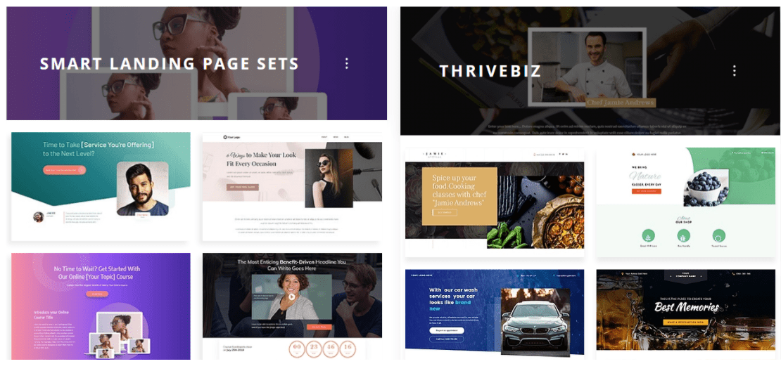 Thrive Template Gallery