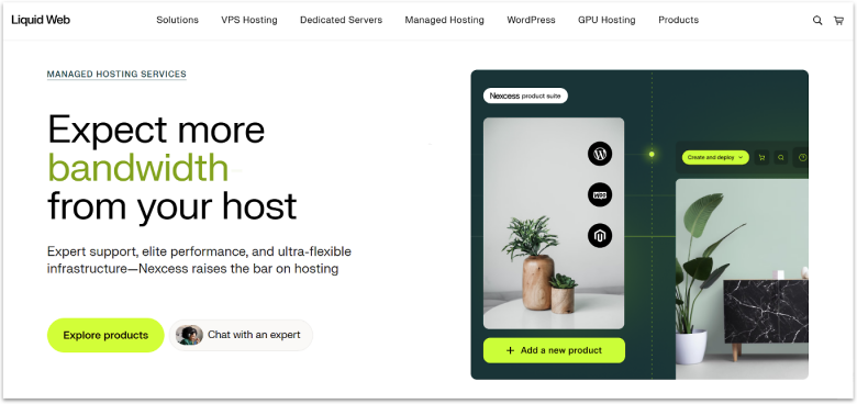 Liquid Web managed WordPress Hosting.