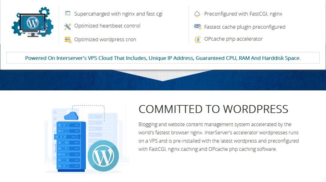 interserver-wordpress-vps-features