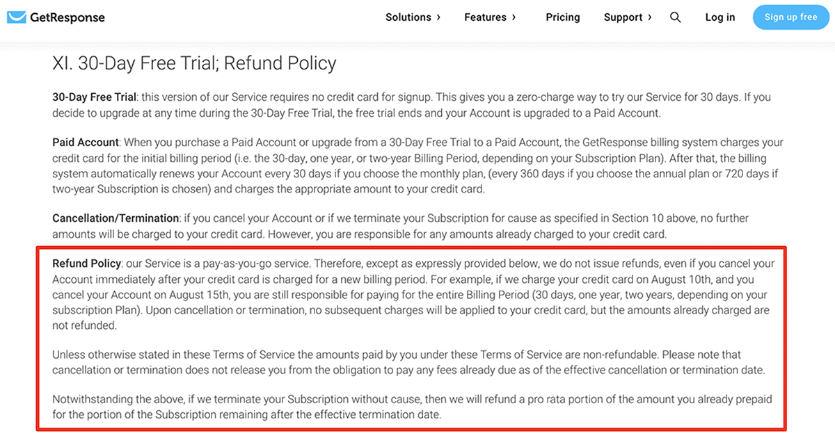 getresponse-refund-policy