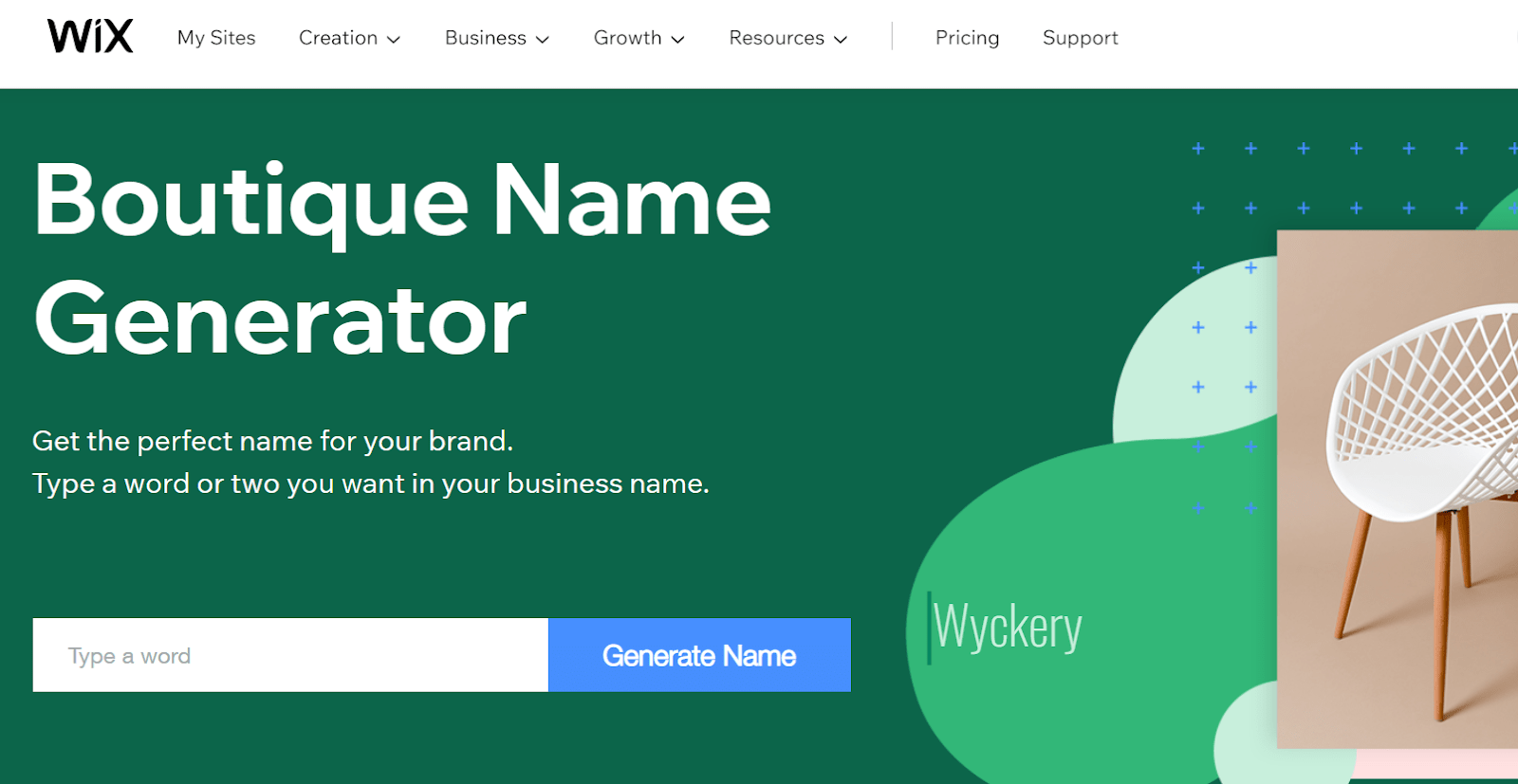 Wix boutique name generator