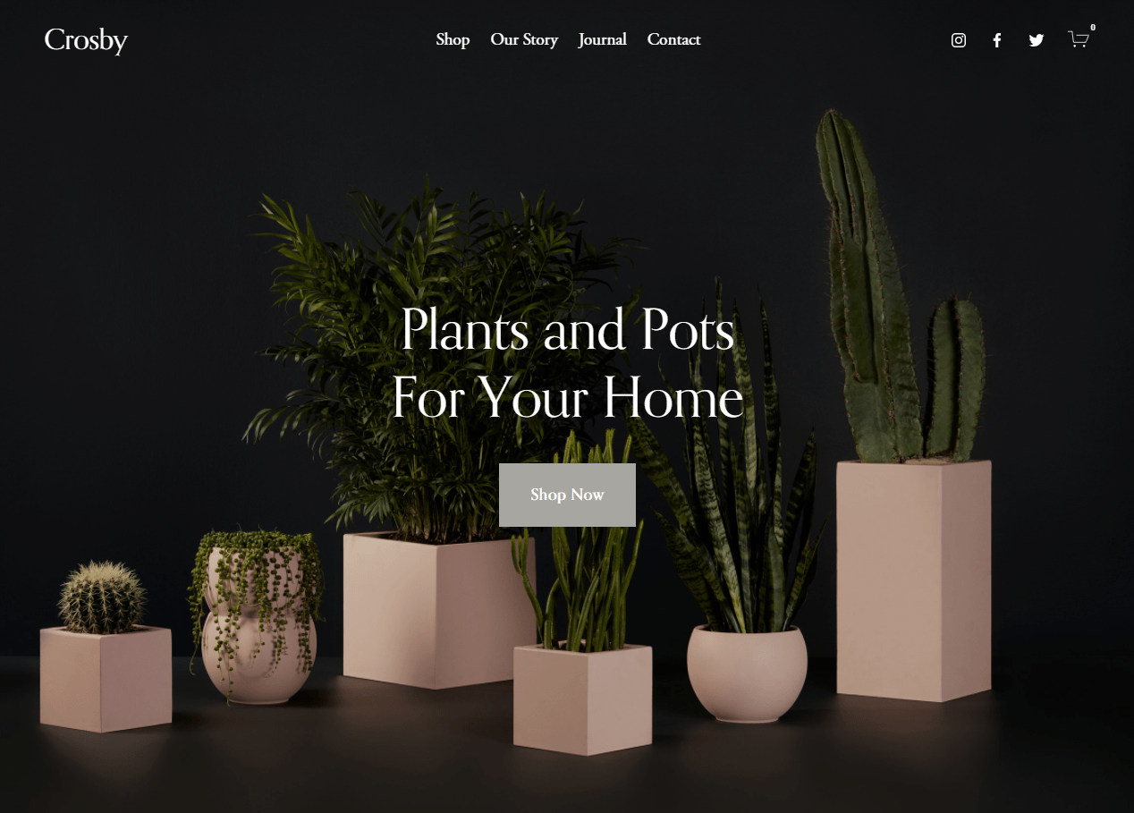 Squarespace crosby template