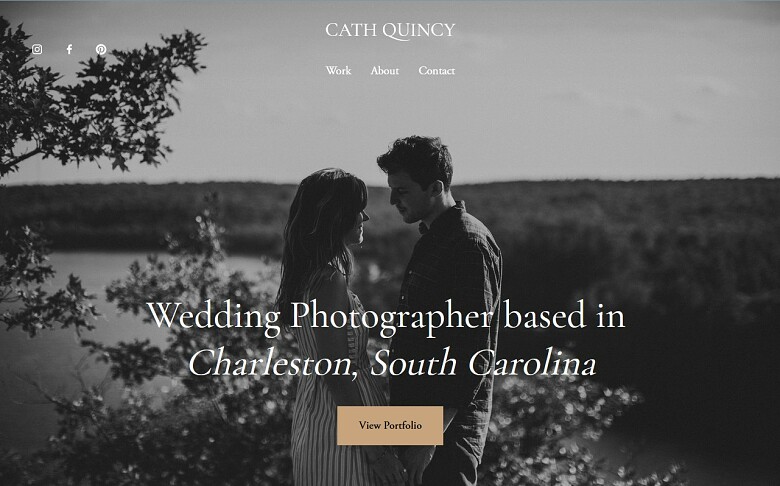 Squarespace photography template