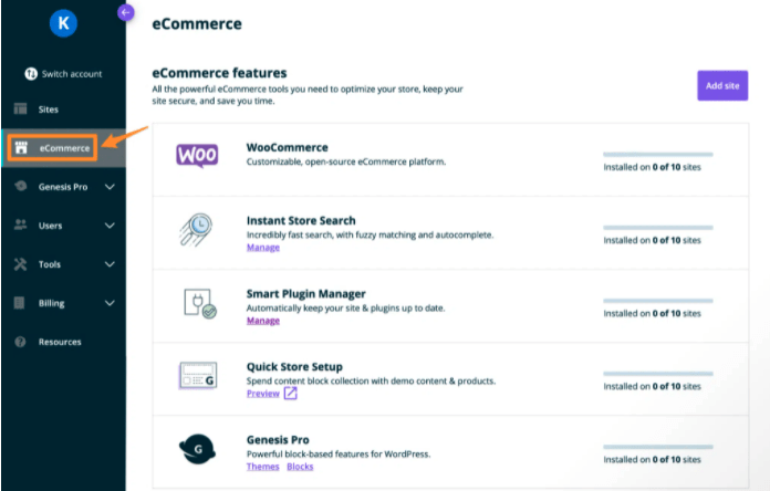 WP Engine Ecommerce