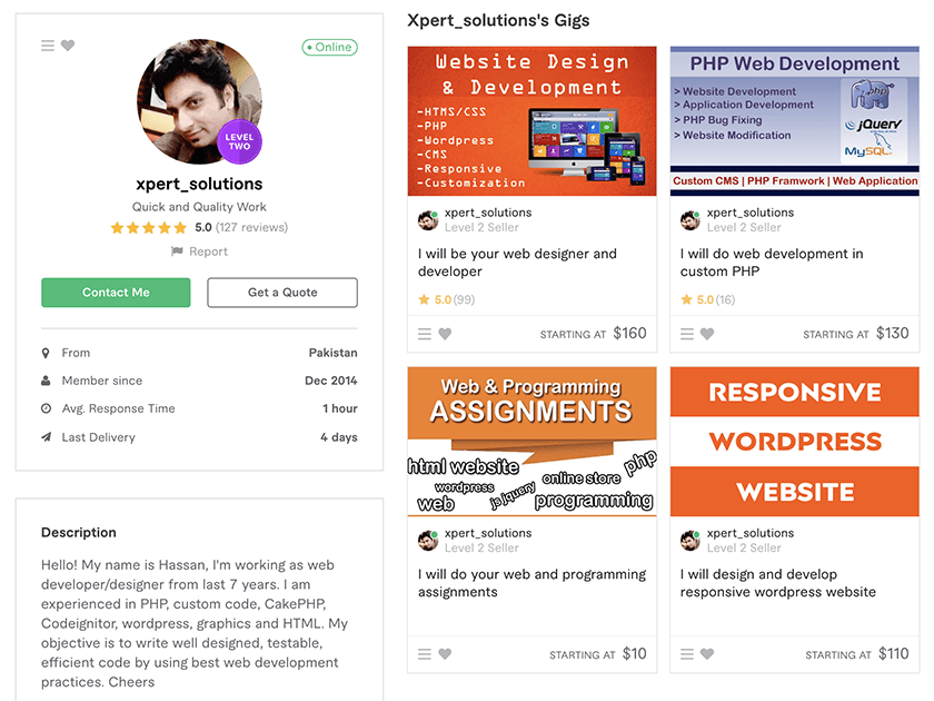 Xpert_Solutions - web developer on Fiverr