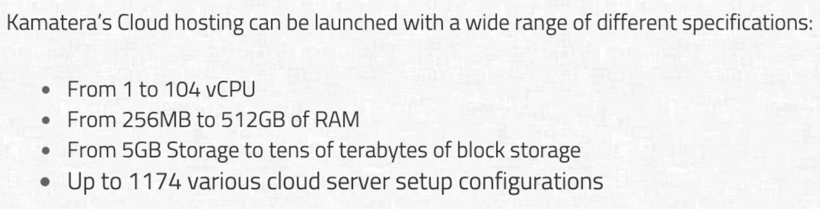 kamatera's-cloud-hosting-resource-specifications