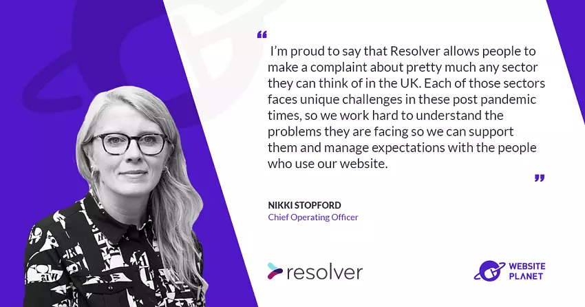Raise a complaint to thousands of household names using Resolver