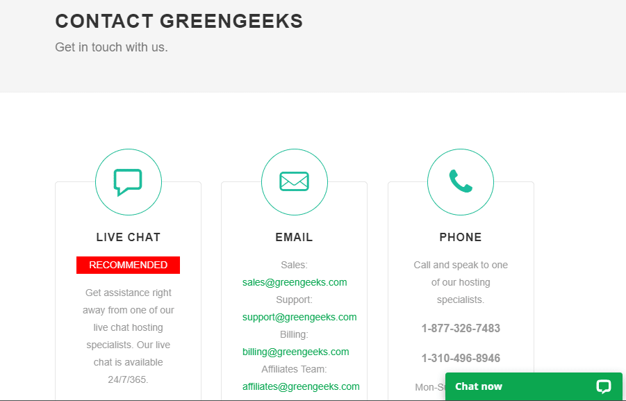 greengeeks-customer-support