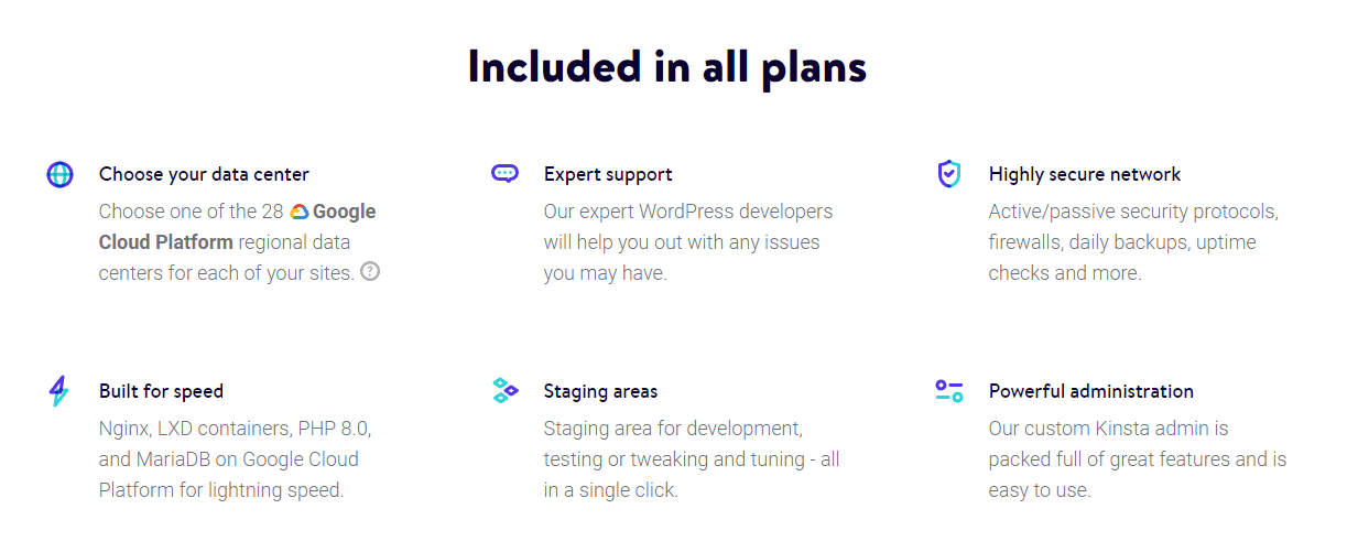 kinsta-plan-features