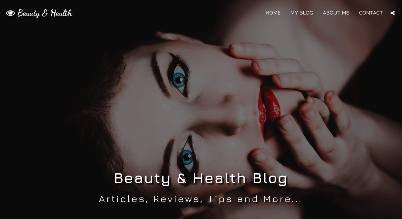 site123-beauty-and-ealth-blogging-template